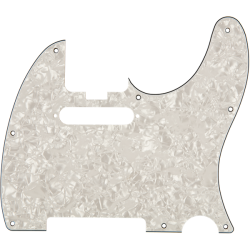 FENDER Elite Tele® Pickguard White Moto 4-Ply