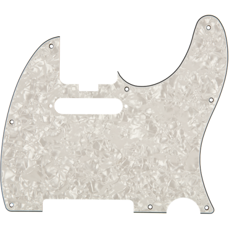 FENDER Elite Tele® Pickguard White Moto 4-Ply