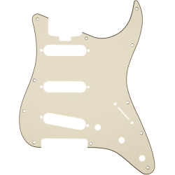 FENDER Elite Strat® Pickguard SSS Parchment 3-Ply