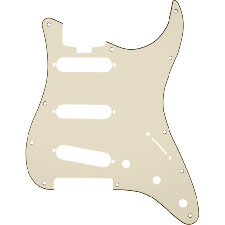 FENDER Elite Strat® Pickguard SSS Parchment 3-Ply