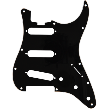 FENDER Elite Strat® Pickguard SSS Black 3-Ply