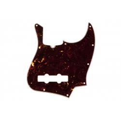 FENDER Pickguard, Jazz Bass®, 10 Hole Mount, Tortoise Shell, 4-Ply