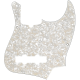 FENDER Pickguard, Jazz Bass®, 10-Hole Mount, Aged White Pearl, 4-Ply