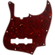 FENDER Pickguard, Jazz Bass®, 10-Hole Mount (with Truss Rod Notch), Tortoise Shell, 4-Ply