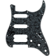FENDER Pickguard, Stratocaster® H/S/S, 11-Hole Mount (No Holes Drilled For HB Pickup Mount), Black Pearl, 4-Ply