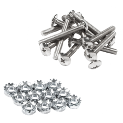 FENDER Pure Vintage Chassis Mounting Screws/Nuts, Tweed Era Amps, Dozen