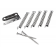 FENDER Pure Vintage Stratocaster® Tremolo Spring/Claw Kit, Nickel