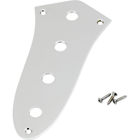 FENDER Jazz Bass® Control Plate, 4-Hole (Chrome)