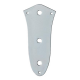 FENDER American Vintage '62 Jazz Bass® Control Plate, Chrome (3-Hole)