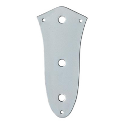 FENDER American Vintage '62 Jazz Bass® Control Plate, Chrome (3-Hole)