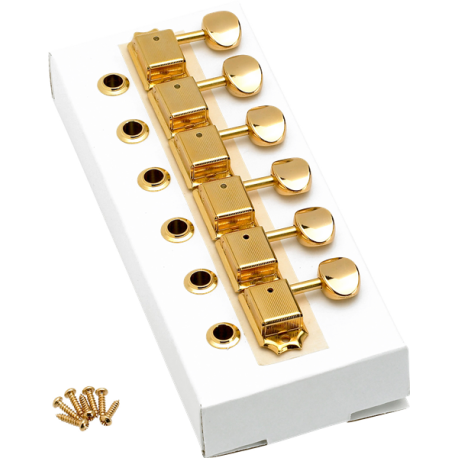 FENDER American Vintage Stratocaster®/Telecaster® Tuning Machines Gold (6)