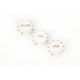 FENDER Stratocaster® Knobs, White (Volume, Tone, Tone) (3)