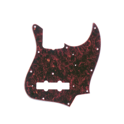 FENDER Pickguard, Jazz Bass® (with Truss Rod Notch), 11-Hole Vintage Mount, Tortoise Shell, 4-Ply