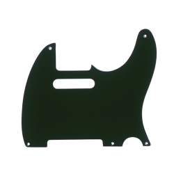 FENDER Pickguard, Telecaster®, 5-Hole Mount, Black, 1-Ply
