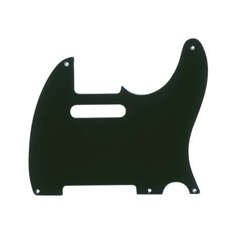 FENDER Pickguard, Telecaster®, 5-Hole Mount, Black, 1-Ply