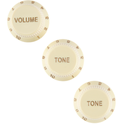 FENDER Stratocaster® Soft Touch Knobs, Aged White