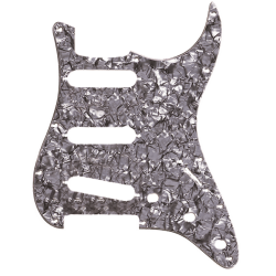 FENDER Pickguard, Stratocaster® S/S/S, 11-Hole Mount, Black Pearl, 4-Ply