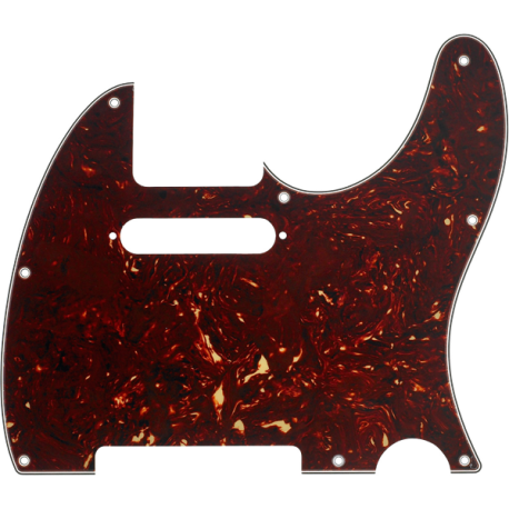 FENDER Pickguard, Telecaster® 8-Hole Mount, Tortoise Shell, 4-Ply