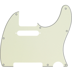 FENDER Pickguard, Telecaster®, 8-Hole Mount, Mint Green, 3-Ply