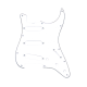 FENDER Pickguard, Stratocaster® S/S/S, 11-Hole Vintage Mount (with Truss Rod Notch), White, 3-Ply