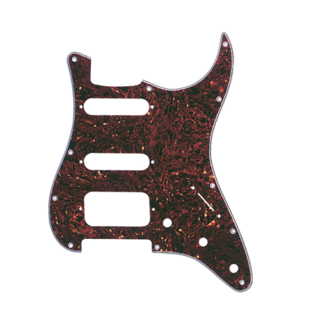 FENDER Pickguard, Stratocaster® H/S/S, 11-Hole Mount, Tortoise Shell, 4-Ply
