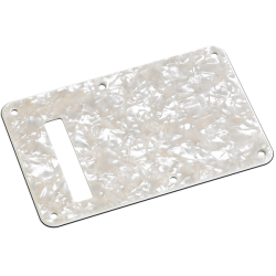 FENDER Backplate, Stratocaster®, Aged White Moto, 4-Ply