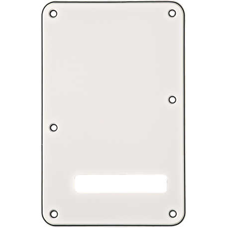 FENDER Backplate, Stratocaster®, White (W/B/W), 3-Ply