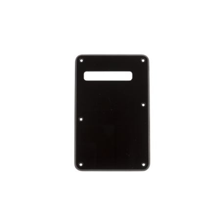FENDER Backplate, Stratocaster®, Black, 1-Ply