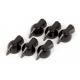 FENDER Pure Vintage Black "Chicken Head" Amplifier Knobs, (6)