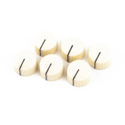 FENDER Pure Vintage Cream "Radio" Amplifier Knobs (6)