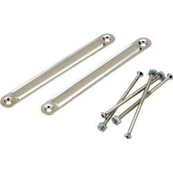 FENDER Pure Vintage Large Chassis Straps, (2), Nickel