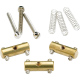 FENDER Pure Vintage '52 Telecaster® Saddle Kit, Brass (3)