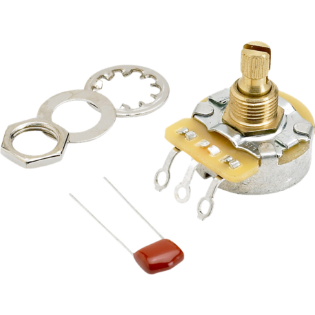 FENDER 250K No-Load Split Shaft Potentiometer (Vol. or Tone)