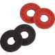 FENDER Fender® Strap Blocks 4-Pack, Black (2) and Red (2)