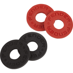FENDER Fender® Strap Blocks 4-Pack, Black (2) and Red (2)