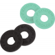 FENDER Fender® Strap Block, 4-Pack, Black (2) and Surf Green (2)