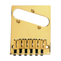 FENDER 6-Saddle American Series Telecaster® Bridge Assembly (Gold)