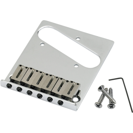 FENDER 6-Saddle American Series Telecaster® Bridge Assembly (Chrome)