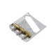 FENDER 3-Saddle American Vintage Telecaster® Bridge Assembly with Brass Saddles (Chrome)