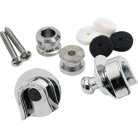 FENDER Security Strap Locks, Chrome