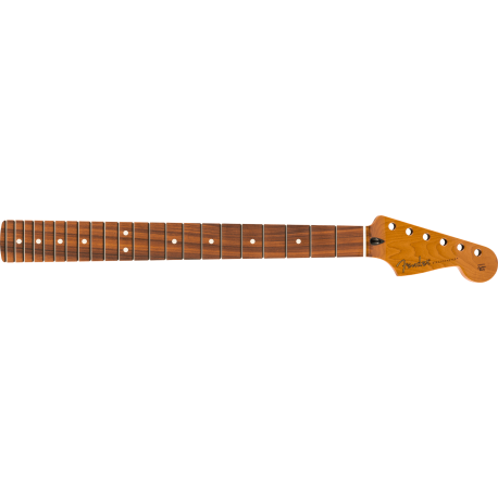 FENDER Roasted Maple Stratocaster® Neck, 22 Jumbo Frets, 12", Pau Ferro, Flat Oval Shape