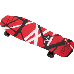 EVH EVH® 5150 Skateboard, Red, White and Black Stripes