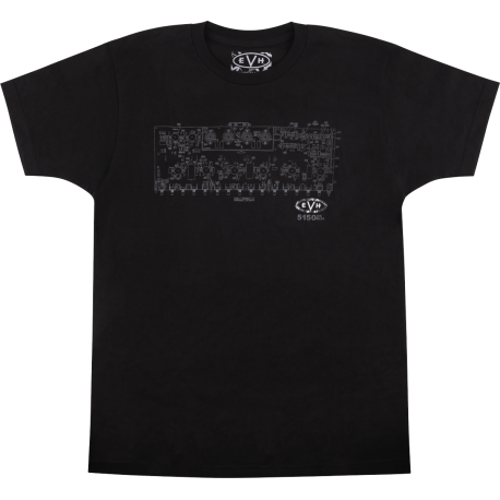 EVH EVH® Schematic T-Shirt, Black, S