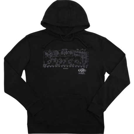 EVH EVH® Schematic Fleece, Black, L