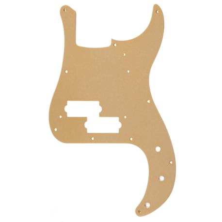 FENDER Pure Vintage Pickguard, '58 Precision Bass®, 10-Hole Mount, Gold Anodized, 1-Ply