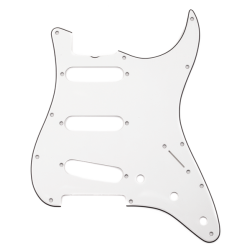 FENDER Pure Vintage Pickguard, '65 Stratocaster®, 11-Hole Mount, Eggshell, 3-Ply