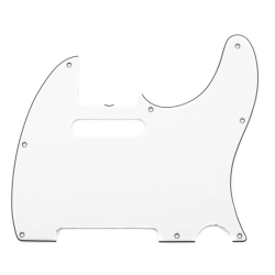 FENDER Pure Vintage Pickguard, Telecaster®, 8-Hole Mount, Eggshell, 3-Ply