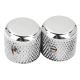 FENDER Pure Vintage '52 Telecaster® Knurled Knobs, (2), Chrome