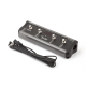 FENDER 4-Button Footswitch: Preset Up Down, Quick Access, Effects On/Off, or Tap Tempo, with 1/4" Jack