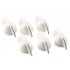 FENDER Chicken Head Amplifier Knobs, (6), White